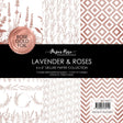 Lavender & Roses - Rose Gold Foil 6x6 Paper Collection 32217 - Paper Rose Studio