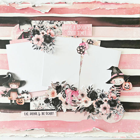 Pink Halloween 12x12 Paper Collection 32796