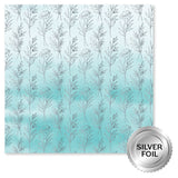 Maya's Garden Silver Foil B 12x12 Paper (6pc Bulk Pack) 30621 - Paper Rose Studio