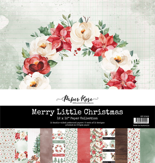 Merry Little Christmas 12x12 Paper Collection 30459 - Paper Rose Studio