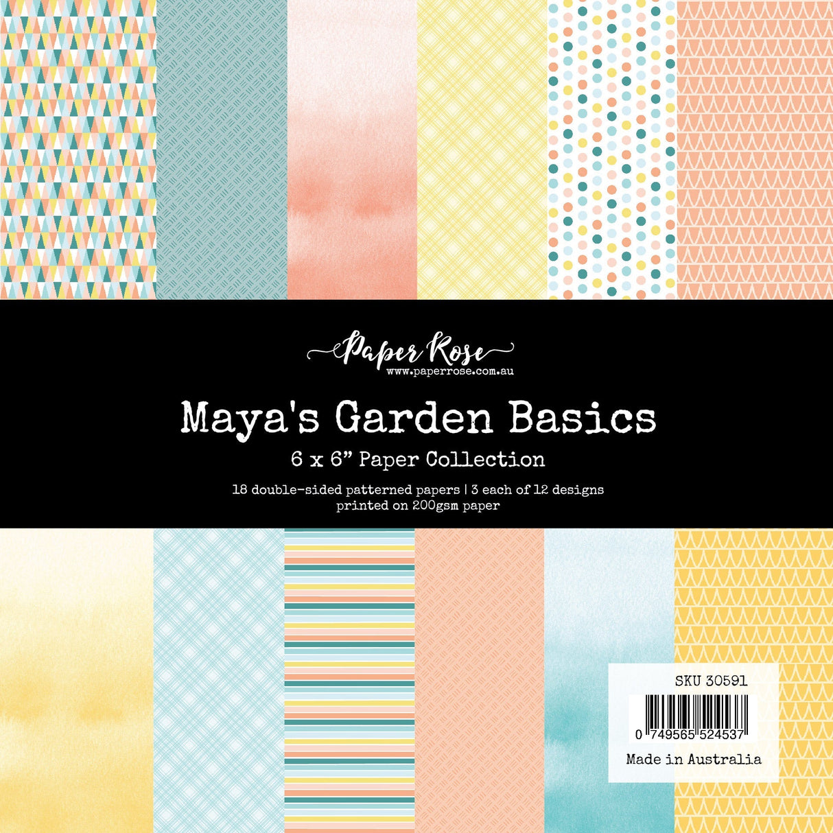 Maya's Garden Basics 6x6 Paper Collection 30618 - Paper Rose Studio