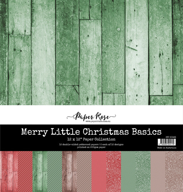 Merry Little Christmas Basics 12x12 Paper Collection 30483 - Paper Rose Studio