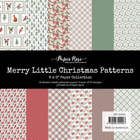 Merry Little Christmas Patterns 6x6 Paper Collection 30552 - Paper Rose Studio