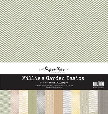 Millie's Garden Basics 12x12 Paper Collection 30126