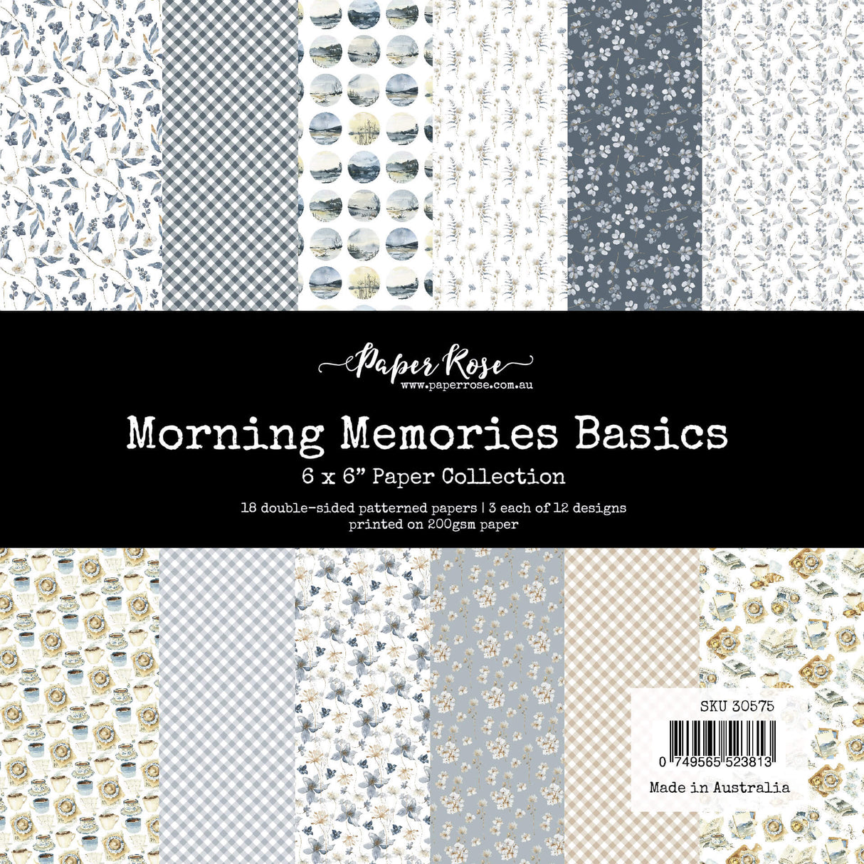 Morning Memories Basics 6x6 Paper Collection 30575