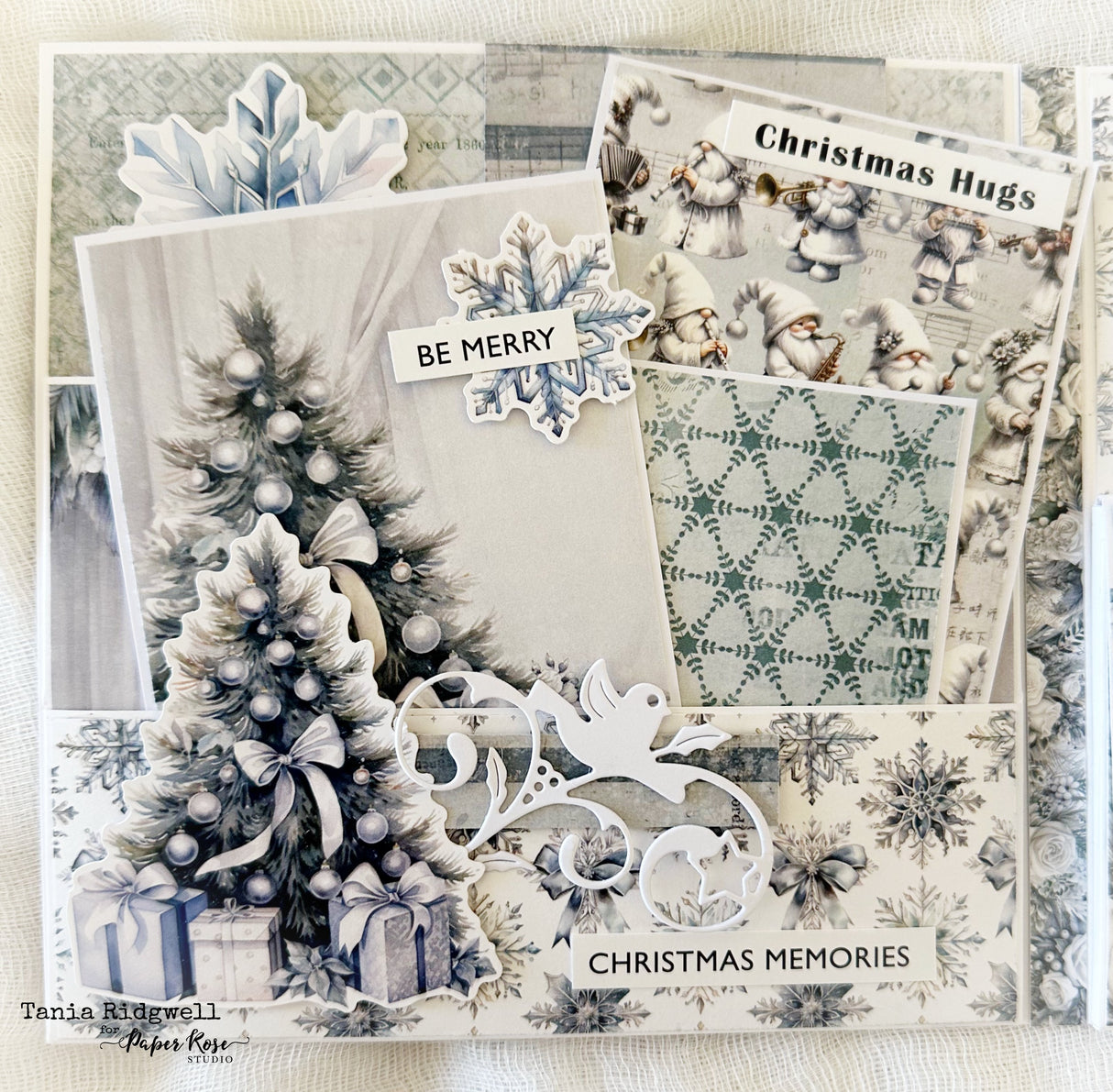 White Christmas Embossed Die Cuts 32883 - Paper Rose Studio