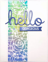 Layered Hello Metal Cutting Die 16951 - Paper Rose Studio