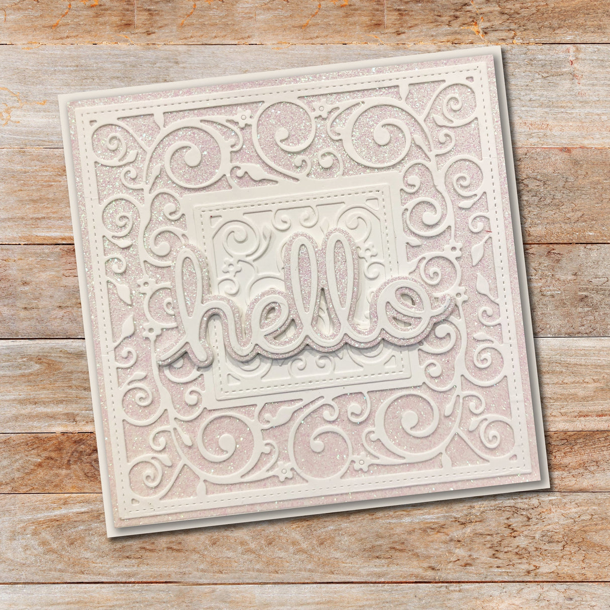 Layered Hello Metal Cutting Die 16951 - Paper Rose Studio