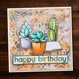 Cactus Greetings Metal Die Set 17887 - Paper Rose Studio