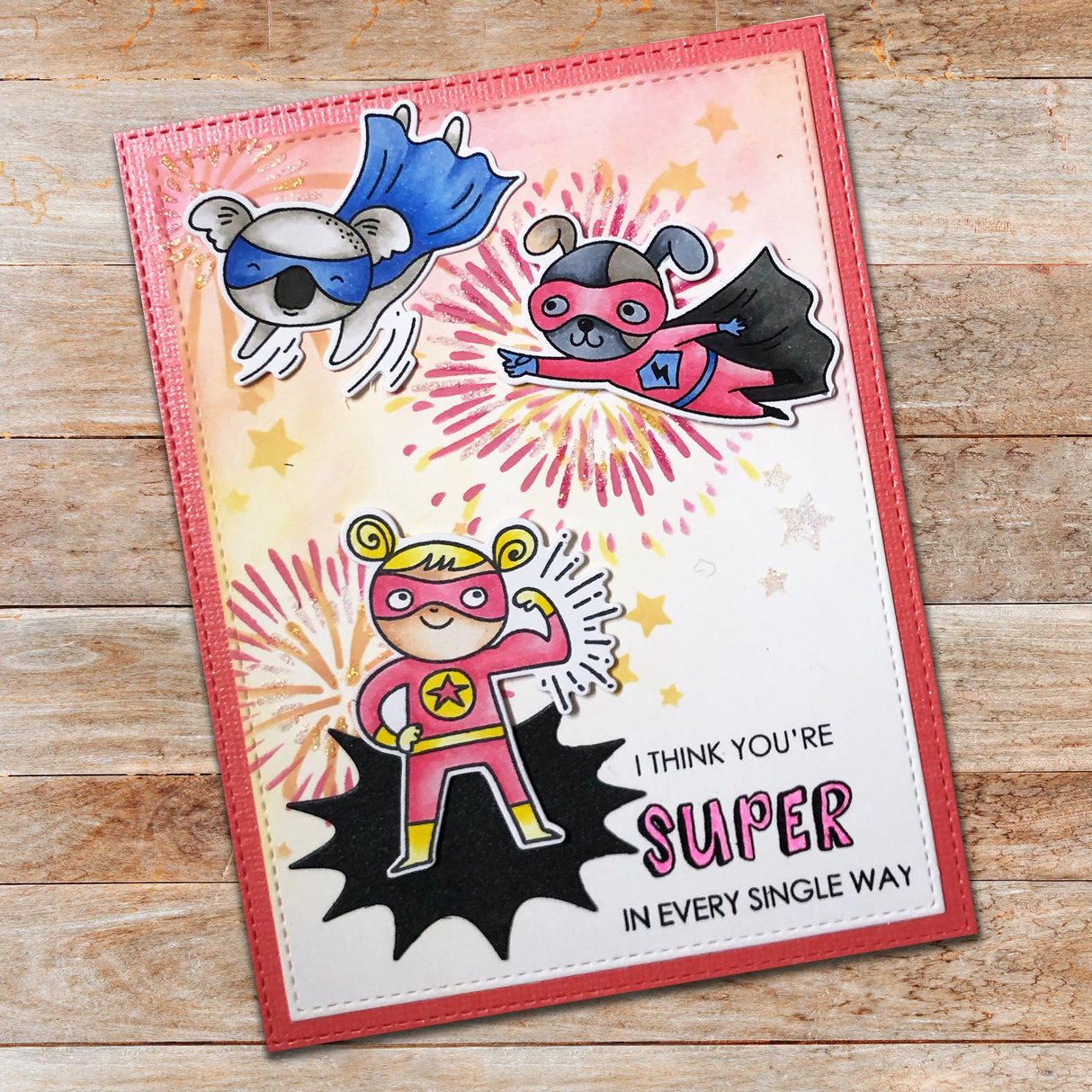 Super Hero Fun Metal Die 18055 - Paper Rose Studio