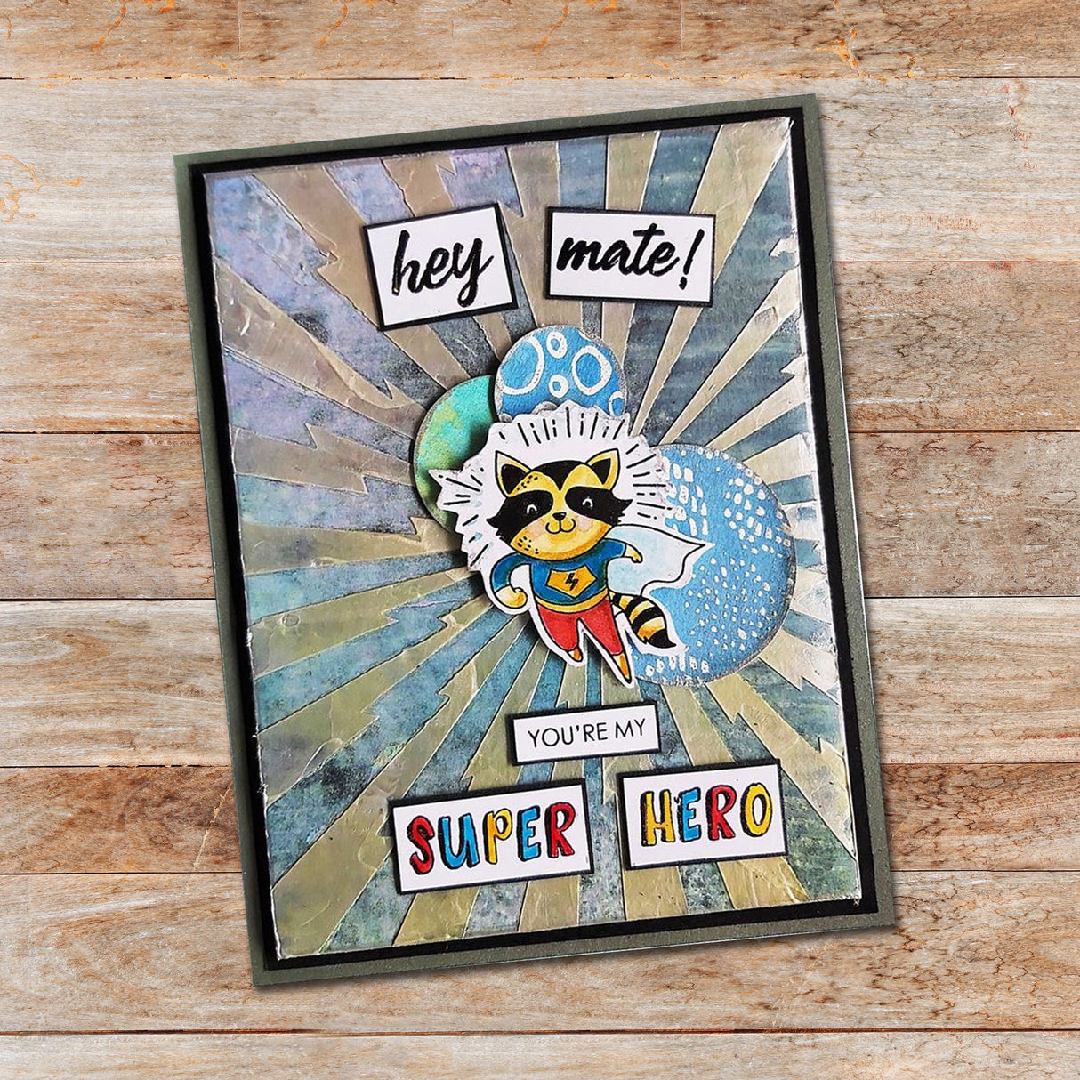 Super Hero Fun 4x6" Clear Stamp Set 18054 - Paper Rose Studio