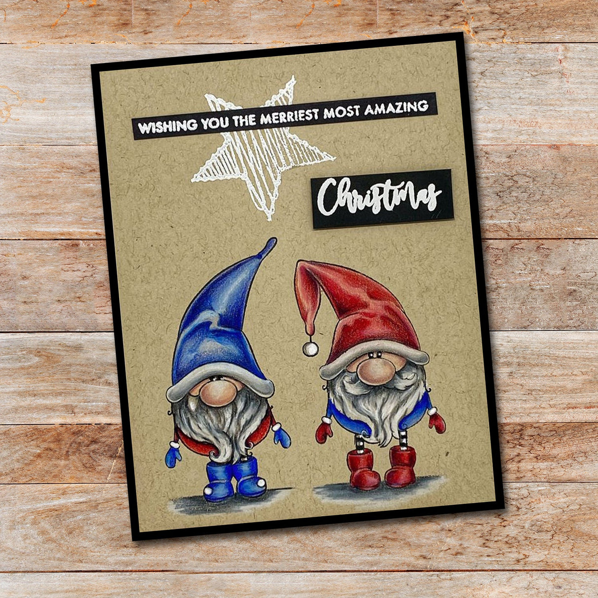 Gnomies 4x6" Clear Stamp Set 18372 - Paper Rose Studio