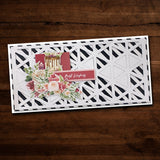 Slimline Card Creator - Triangles Layer 2 Metal Cutting Die 22489 - Paper Rose Studio