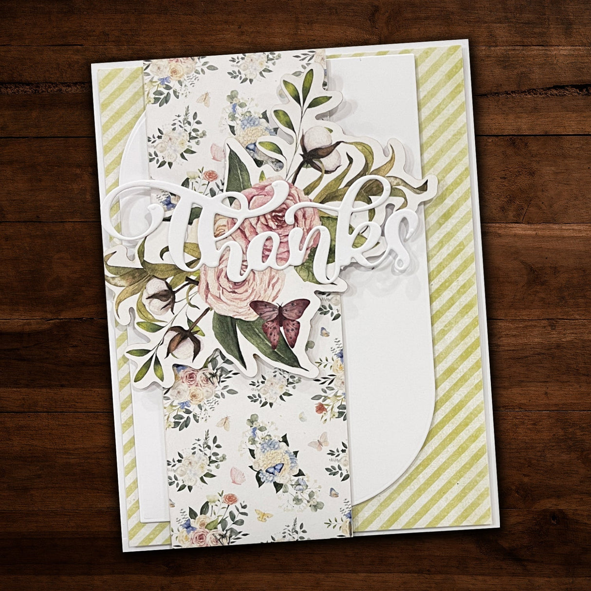 Hand Lettered Thanks Metal Cutting Die 25606 - Paper Rose Studio