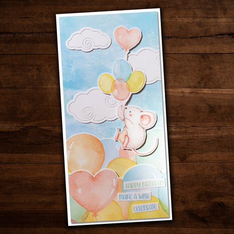 Layered Cloud Doodles Metal Cutting Die 25633 - Paper Rose Studio