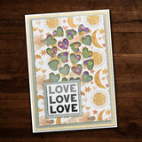 Heart Confetti Circle Metal Cutting Die 25672 - Paper Rose Studio