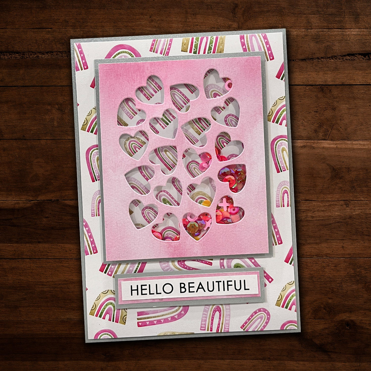 Heart Confetti Circle Metal Cutting Die 25672 - Paper Rose Studio