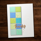 Thanks Script with Shadow Metal Cutting Die 25942 - Paper Rose Studio