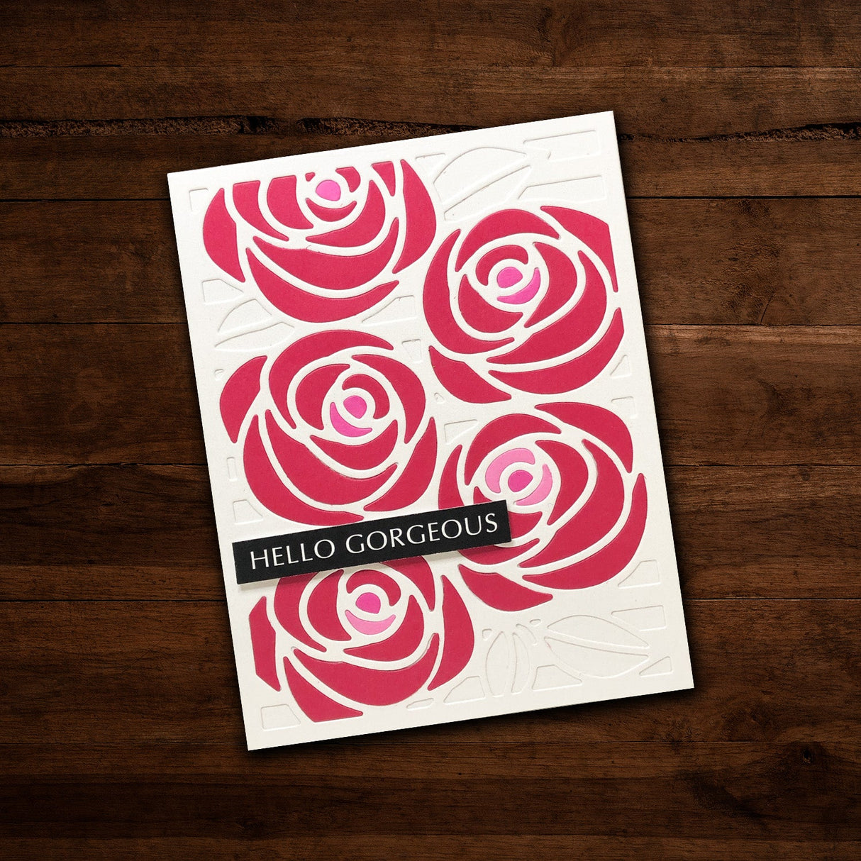 Rambling Rose Coverplate Metal Cutting Die 25990 - Paper Rose Studio