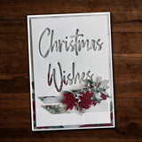 Tall Script Words Merry Christmas Metal Cutting Die 26104 - Paper Rose Studio