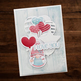 Heart & Star Balloon Metal Cutting Die 28885 - Paper Rose Studio