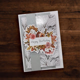 Floral Backgrounds - Silver Foil 6x6 Paper Collection 29290 - Paper Rose Studio