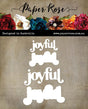 Joyful Duo Layered Metal Cutting Die 30186 - Paper Rose Studio