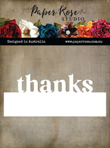 Thanks Border Word Metal Cutting Die 31950 - Paper Rose Studio