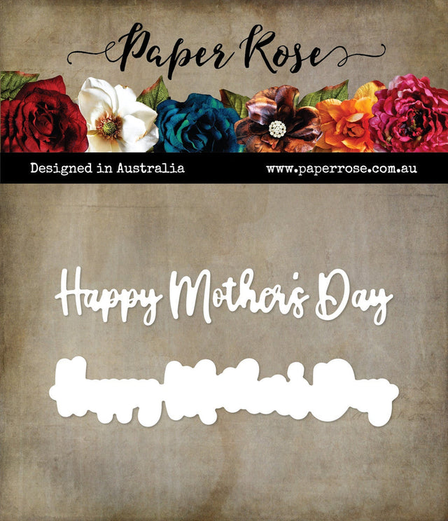 Happy Mother's Day Layered Word Metal Cutting Die 31965 - Paper Rose Studio