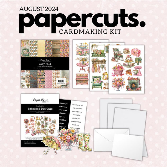 Papercuts Cardmaking Kit - August 2024 - Paper Rose Studio