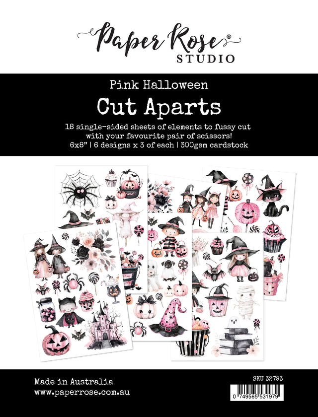 Pink Halloween Cut Aparts Paper Pack 32793 - Paper Rose Studio