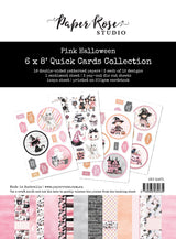 Pink Halloween 6x8" Quick Cards Collection 32871 - Paper Rose Studio