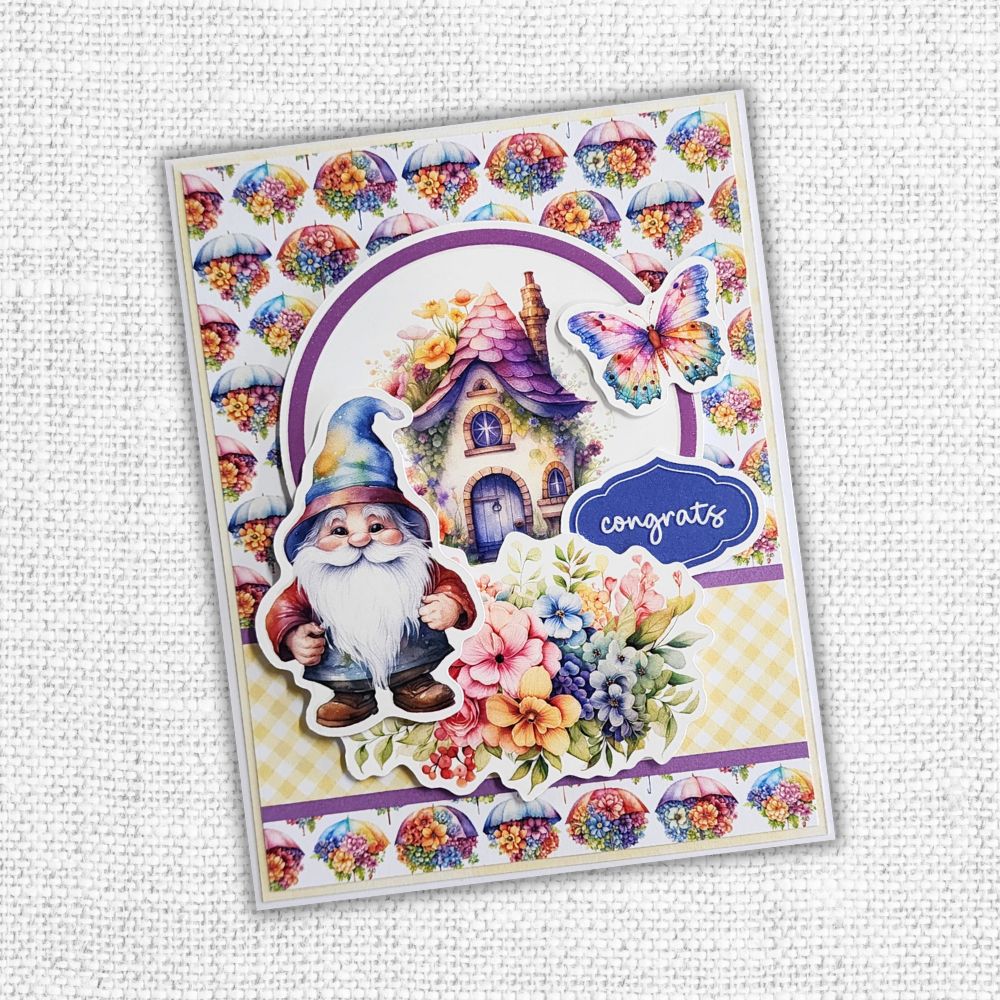 Rainbow Garden 1.0 6x8" Die Cuts & Sentiments 31686 - Paper Rose Studio