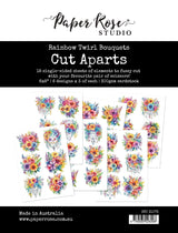 Rainbow Twirl Bouquets Cut Aparts Paper Pack 31073 - Paper Rose Studio