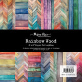 Rainbow Wood 6x6 Paper Collection 31040 - Paper Rose Studio