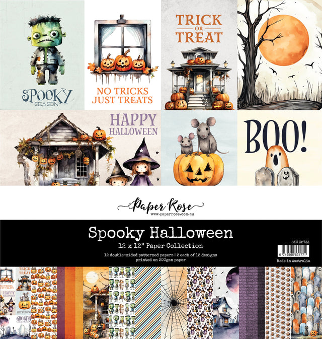 Spooky Halloween 12x12 Paper Collection 32733 - Paper Rose Studio