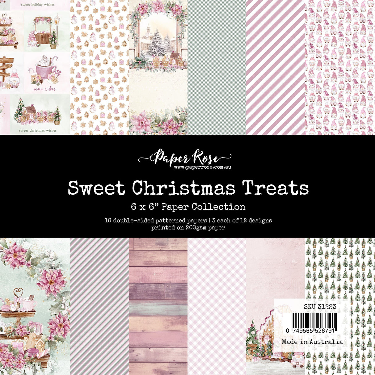 Sweet Christmas Treats 6x6 Paper Collection 31223 - Paper Rose Studio