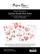 Sweet Valentine 6x8" Quick Cards Die Cuts 33729 - Paper Rose Studio