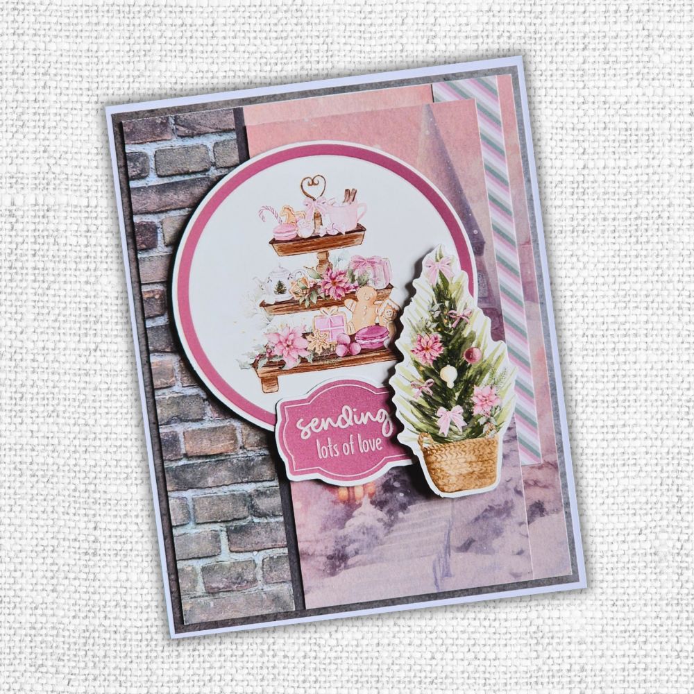 Sweet Christmas Treats 6x8" Quick Card Class Kit - Stores Only - Paper Rose Studio