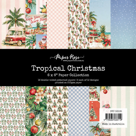 Tropical Christmas 6x6 Paper Collection 33135 - Paper Rose Studio