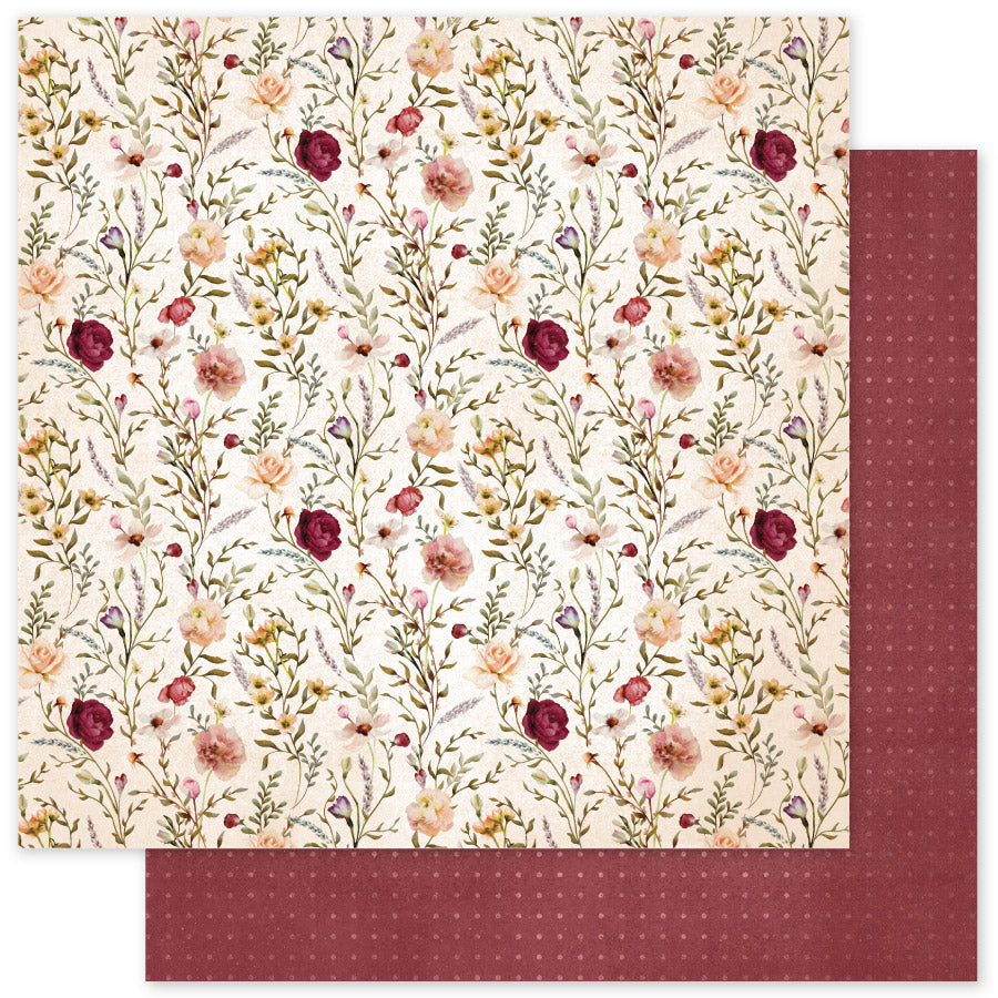 Vintage Rose B 12x12 Paper (12pc Bulk Pack) 33603 - Paper Rose Studio