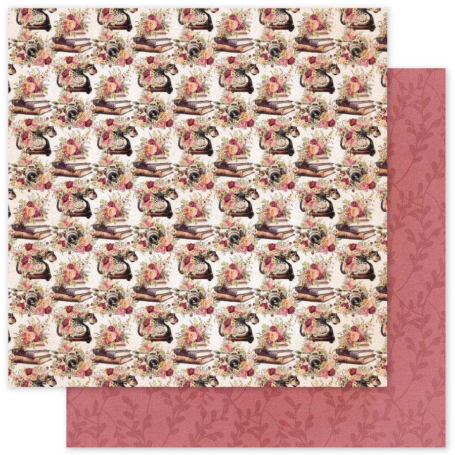 Vintage Rose F 12x12 Paper (12pc Bulk Pack) 33615 - Paper Rose Studio