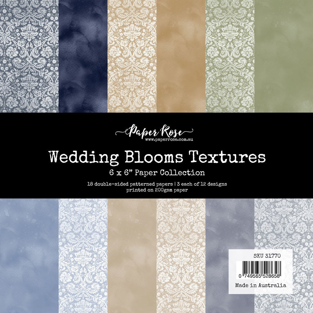 Wedding Blooms Textures 6x6 Paper Collection 31770 - Paper Rose Studio