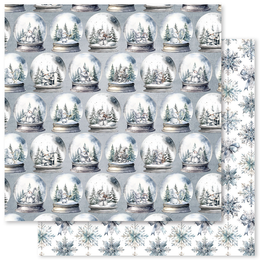 White Christmas B 12x12 Paper (12pc Bulk Pack) 32895 - Paper Rose Studio