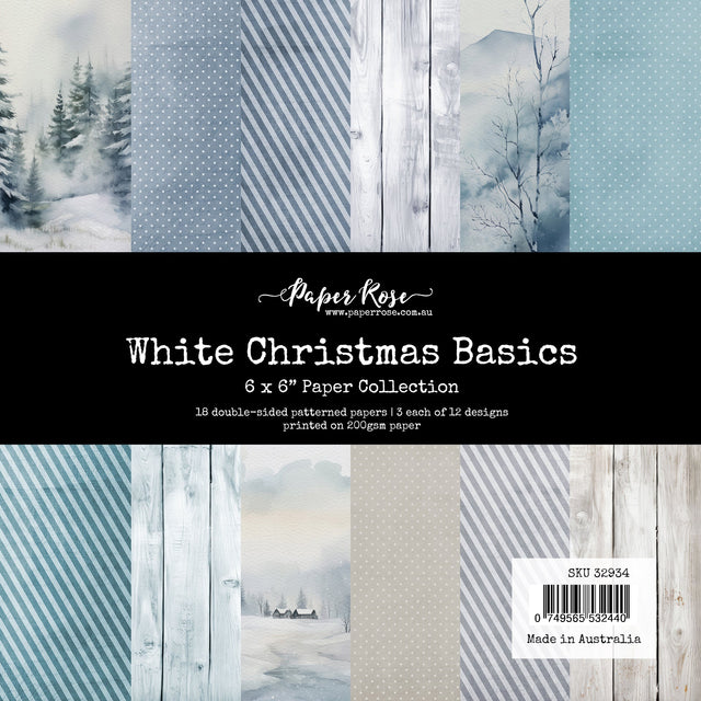 White Christmas Basics 6x6 Paper Collection 32934 - Paper Rose Studio