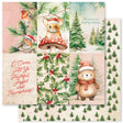 Woodland Christmas D 12x12 Paper (12pc Bulk Pack) 33054 - Paper Rose Studio