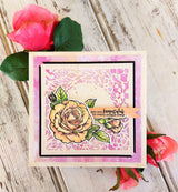 Amberley Floral Square Metal Cutting Die 18524 - Paper Rose Studio