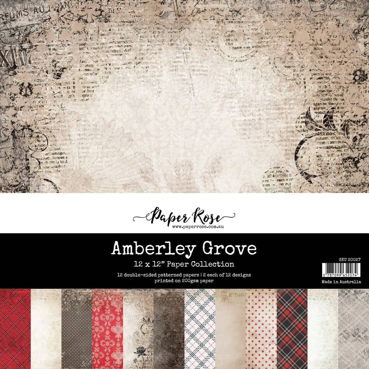 Amberley Grove 12x12 Paper Collection 20027 - Paper Rose Studio