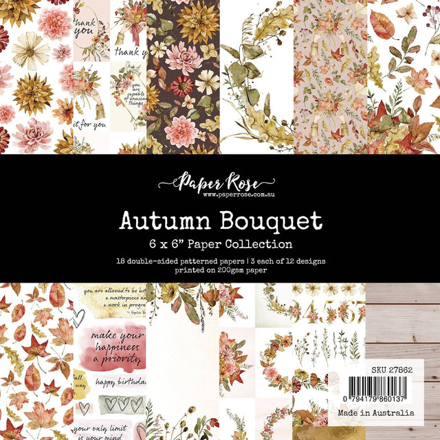 Autumn Bouquet 6x6 Paper Collection 27862 - Paper Rose Studio