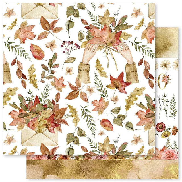 Autumn Bouquet F 12x12 Paper (12pc Bulk Pack) 27859 - Paper Rose Studio